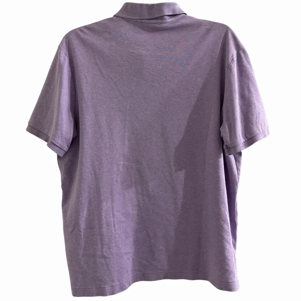 Polo Ralph Lauren Classic Fit Purple Polo Shirt Mens Large Flesh‎ Pony